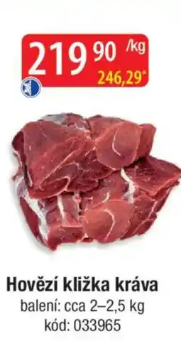 Qanto Hovězí kližka kráva nabídka
