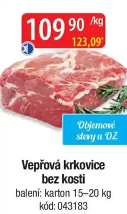Qanto Vepřová krkovice bez kosti nabídka
