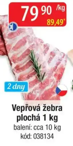 Qanto Vepřová žebra plochá nabídka