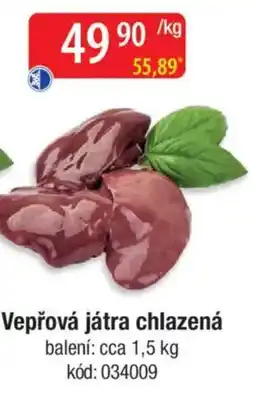 Qanto Vepřová játra chlazená nabídka