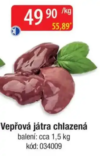 Qanto Vepřová játra chlazená nabídka
