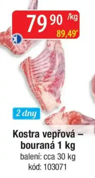 Qanto Kostra vepřová - bouraná nabídka