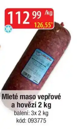 Qanto Mleté maso vepřové a hovězí nabídka
