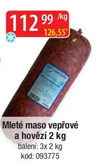 Qanto Mleté maso vepřové a hovězí nabídka
