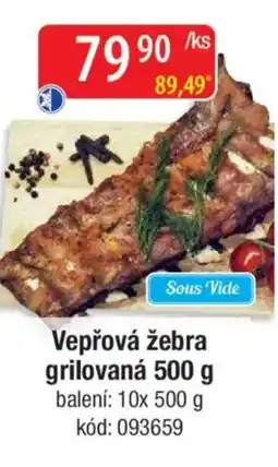 Qanto Vepřová žebra grilovaná nabídka