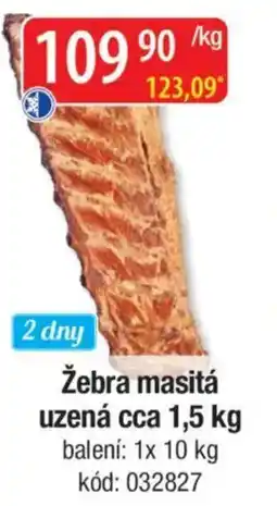 Qanto Žebra masitá uzená nabídka