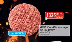 Qanto NAKUP šťavnatější hamburger syrový nabídka