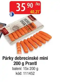 Qanto Párky debrecinské mini Prantl nabídka