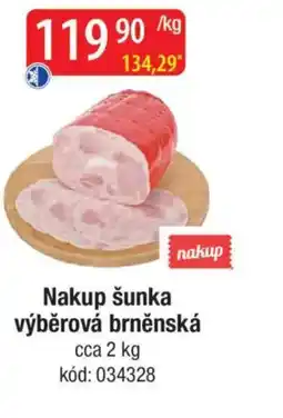 Qanto Nakup šunka výběrová brněnská nabídka