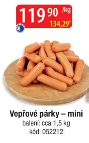 Qanto Vepřové párky - mini nabídka