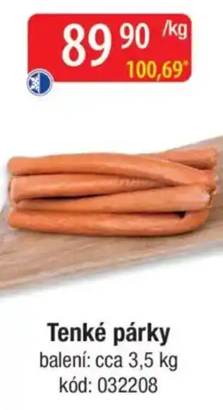 Qanto Tenké párky nabídka