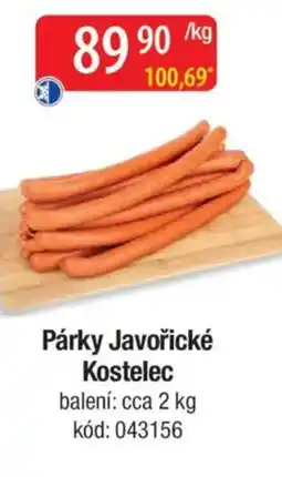 Qanto Párky Javořické Kostelec nabídka