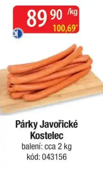 Qanto Párky Javořické Kostelec nabídka