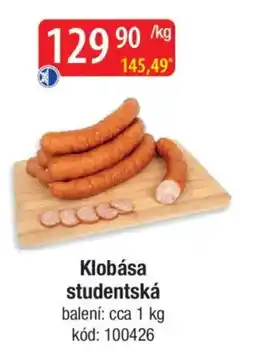 Qanto Klobása studentská nabídka
