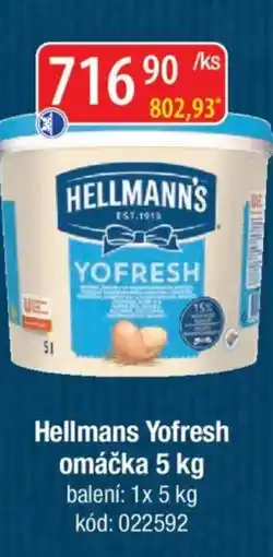 Qanto Hellmans Yofresh omáčka nabídka