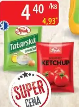 Qanto Spak Tatarská omáčka, kečup jemný nabídka