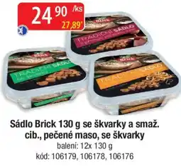 Qanto Sádlo Brick se škvarky a smaž. cib., pečené maso, se škvarky nabídka