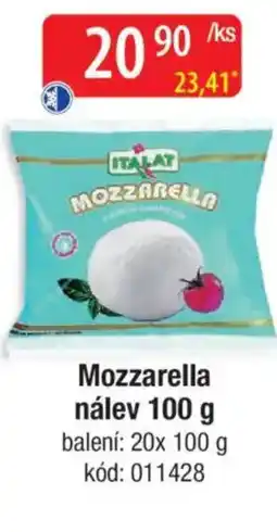 Qanto Mozzarella nálev nabídka