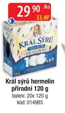 Qanto Král sýrů hermelín přírodní nabídka
