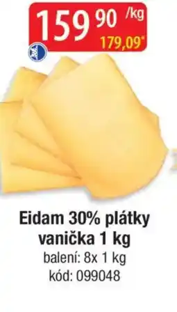 Qanto Eidam 30% plátky vanička nabídka