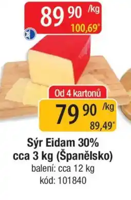 Qanto Sýr Eidam 30% nabídka
