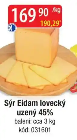 Qanto Sýr Eidam lovecký uzený 45% nabídka