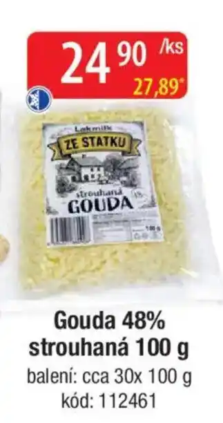 Qanto Gouda 48% strouhaná nabídka