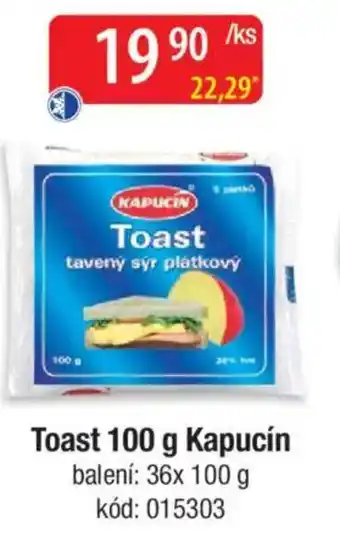 Qanto Toast Kapucín nabídka