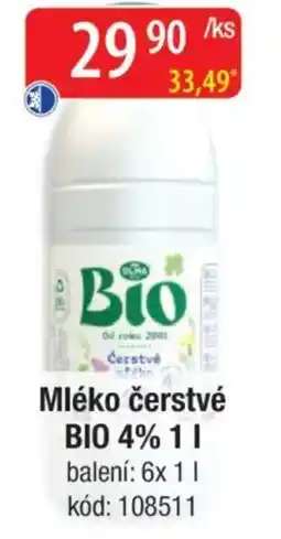 Qanto Mléko čerstvé BIO 4% nabídka