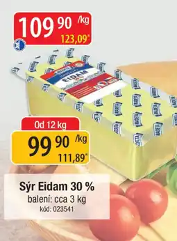 Qanto Sýr Eidam 30 % nabídka
