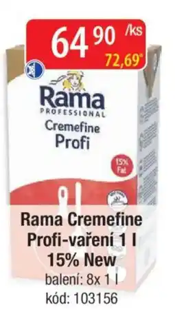 Qanto Rama Cremefine Profi-vaření 15% New nabídka