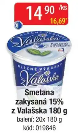 Qanto Smetana zakysaná 15% z Valašska nabídka