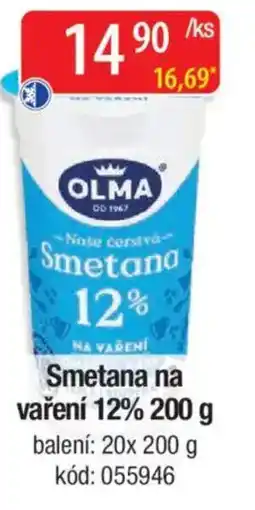 Qanto Olma Smetana na vaření 12% nabídka