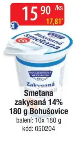 Qanto Zalveaná Smetana zakysaná 14% Bohušovice nabídka
