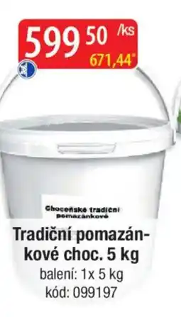 Qanto Tradiční pomazánkové choc. nabídka