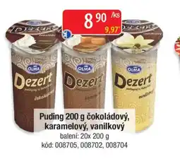 Qanto Olma Puding čokoládový, karamelový, vanilkový nabídka