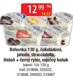 Qanto Bohunka, čokoládová, jahoda, stracciatella, třešeň + černý rybíz, vaječný koňak nabídka
