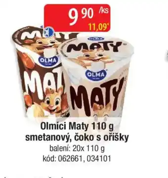 Qanto Olmíci Maty smetanový, čoko s oříšky nabídka