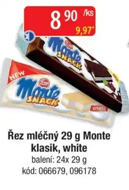 Qanto Řez mléčný Monte klasik, white nabídka