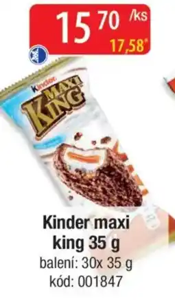 Qanto Kinder maxi king nabídka