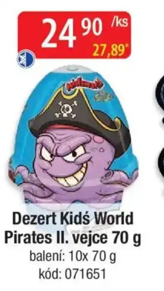 Qanto Dezert Kids World Pirates II. vejce nabídka