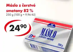 CBA Máslo z čerstvé smetany 82% nabídka