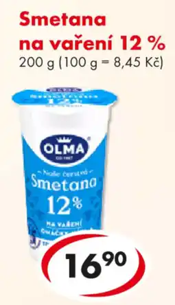 CBA OLMA Smetana na vareni 12% nabídka
