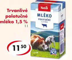 CBA Tatra Trvanlivé polotučné mléko 1,5 % nabídka