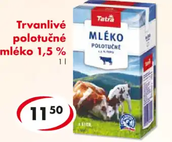 Tatra Trvanlivé polotučné mléko 1,5 %