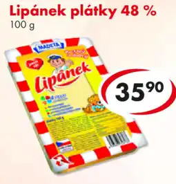 CBA Madeta Lipánek plátky 48% nabídka