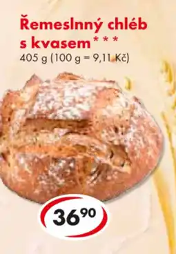 CBA Řemeslnný chléb s kvasem nabídka