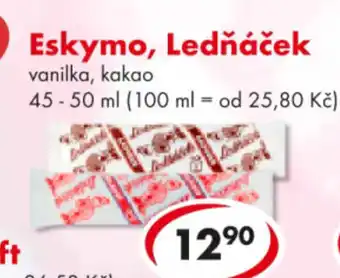 CBA Eskymo, Ledňáček nabídka