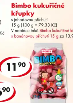 CBA Bimbo kukuřičné křupky nabídka