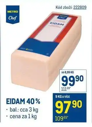 Eidam 40 %